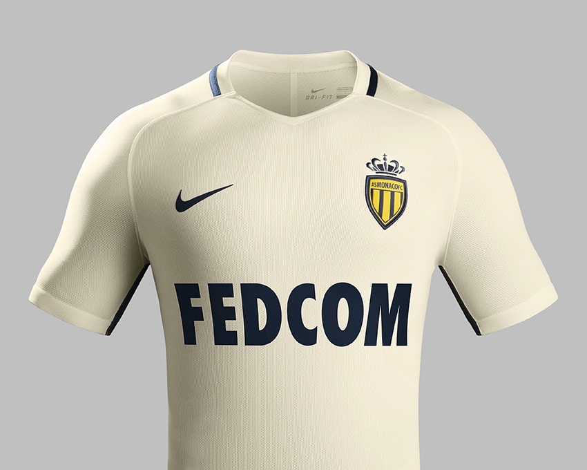 Maillot Extérieur AS Monaco Tenue de match Maillot Extérieur AS Monaco Tenue de match