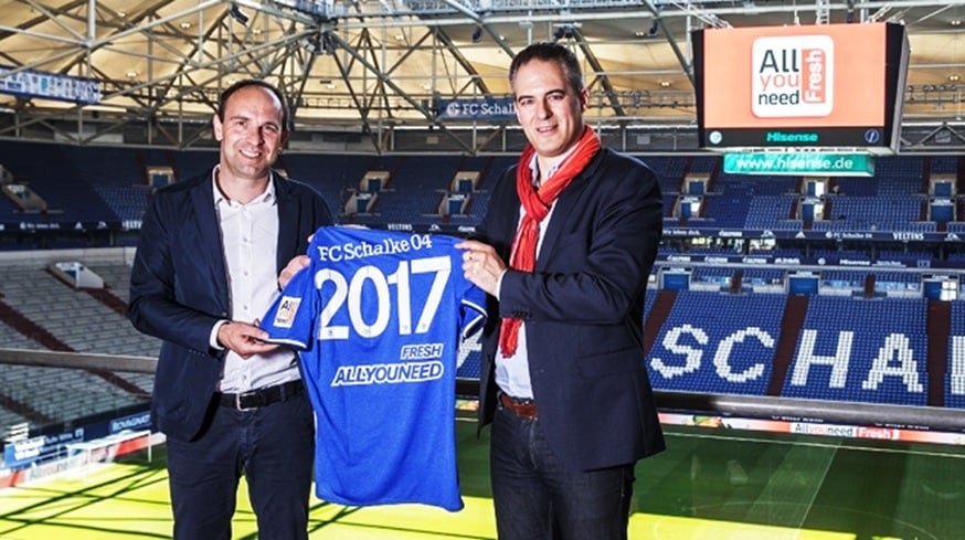 schalke 04 contrat sponsoring manche