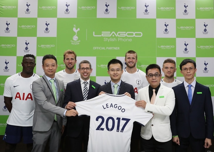 tottenham sponsoring leagoo