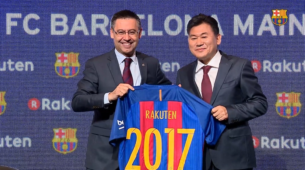 rakuten stratégie fc barcelone