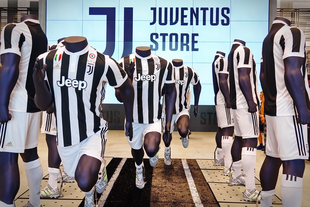 juventus développement merchandising asie australie