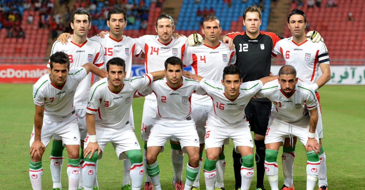 iran conflits politiques football