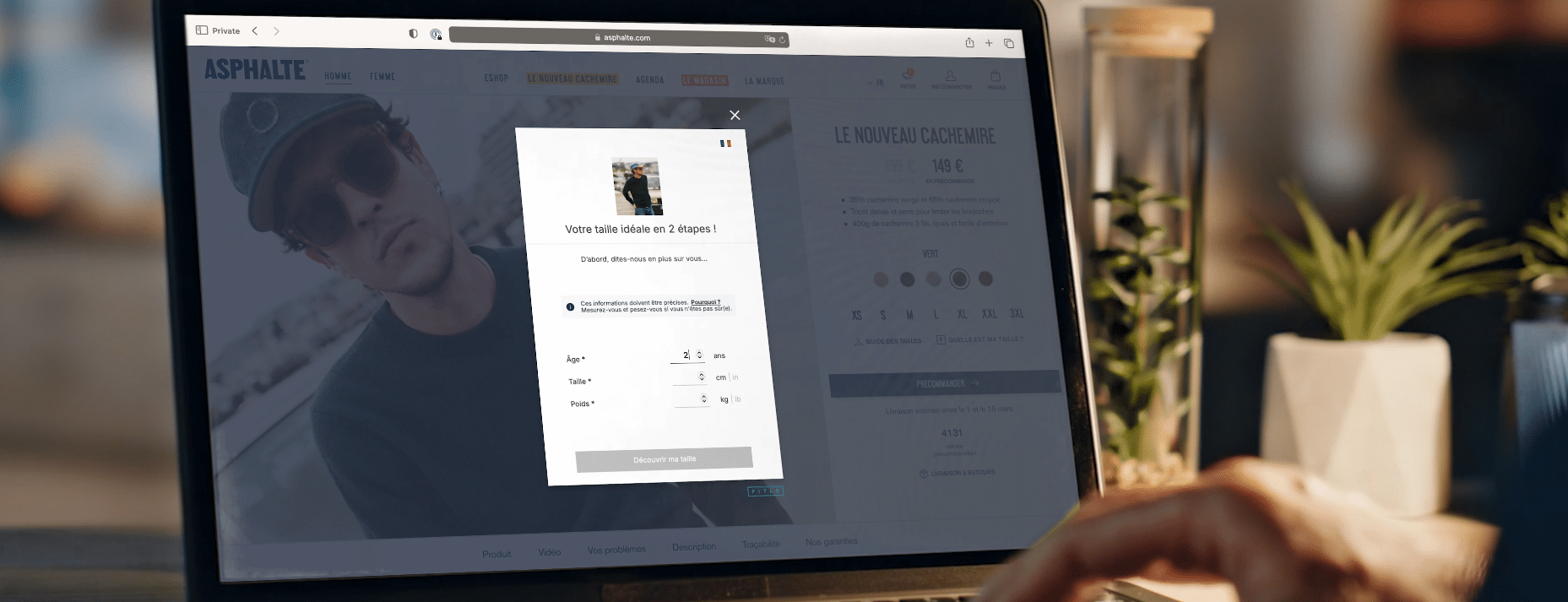 recommandation de taille fitle